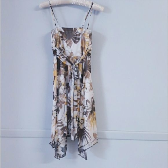 Speechless Brown & Gold Floral Dre - Picture 2 of 4